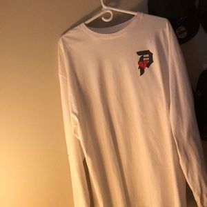 primitive heartbreaker white long sleeve shirt